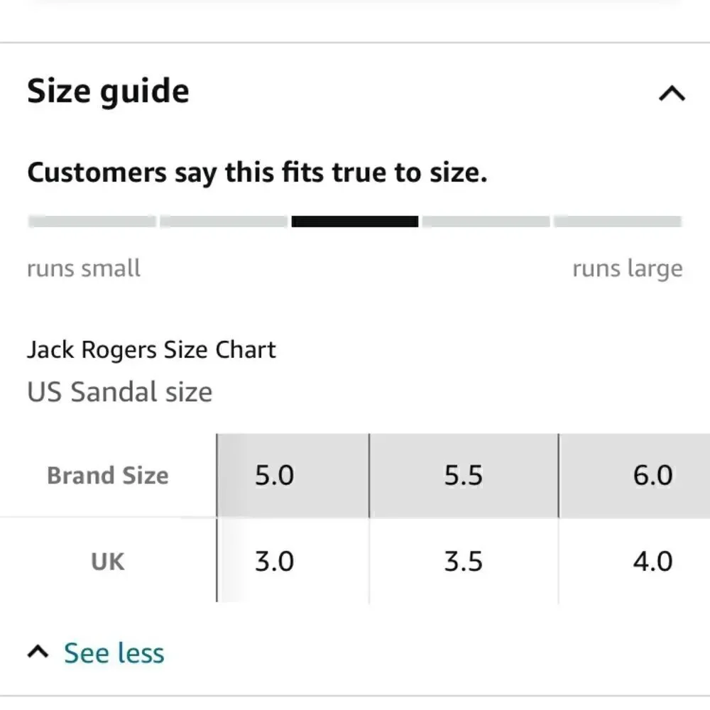 Jack Rogers size 5m